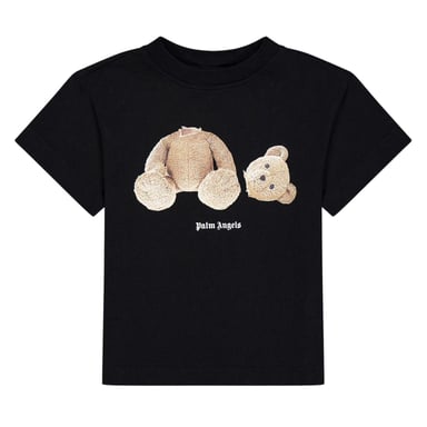 Palm Angels Childrens/Kids Bear Regular T-Shirt (Black)