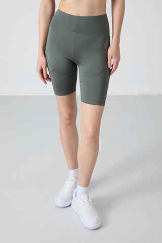 Short High-waist Knit Leggings