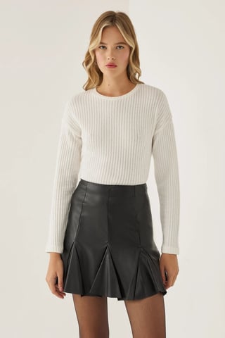 Crew Neck Jersey Topp