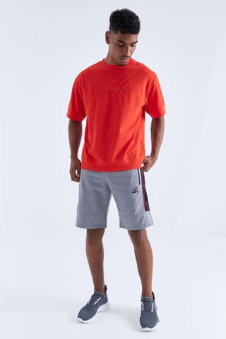 Men's Striped Jersey Shorts
