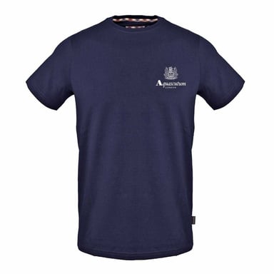 Aquascutum Mens Logo T-Shirt (Navy)