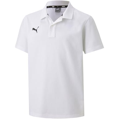 Puma Childrens/Kids TeamGoal 23 Contrast Logo Regular Polo Shirt (White)