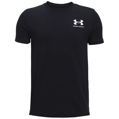 Under Armour Boys Logo Short-Sleeved T-Shirt (Black Heather)