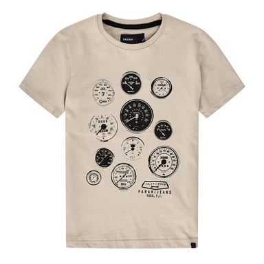 Farah Childrens/Kids Graphic Print Regular T-Shirt (Grey)