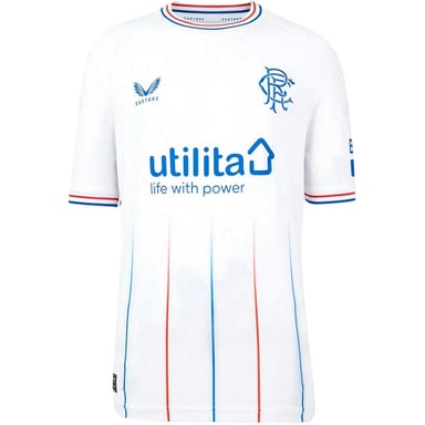 Castore Childrens/Kids 2023/2024 Rangers FC Away Jersey (Brilliant White)