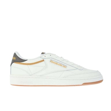 Reebok Mens Classics Club C 85 Leather Trainers (Chalk)