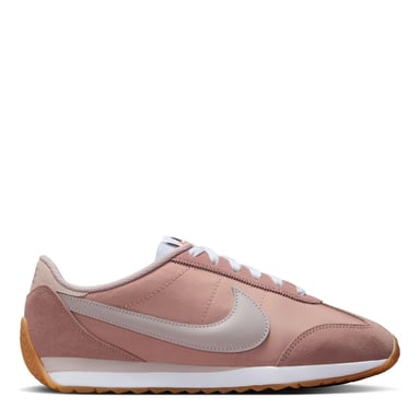 Nike Womens/Ladies Waffle Debut Suede Wedge Trainers (Pink)