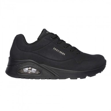 Skechers Womens/Ladies Uno Stand On Air Wedge Trainers (Black)