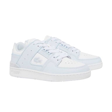 Lacoste Womens/Ladies Court Cage Leather Trainers (Blue/White)