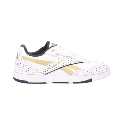 Reebok Womens/Ladies BB 4000 II Metallic Leather Trainers (White Gold)
