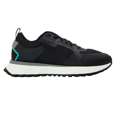 Boss Mens Jonah Reflective Mesh Trainers (Dark Blue)