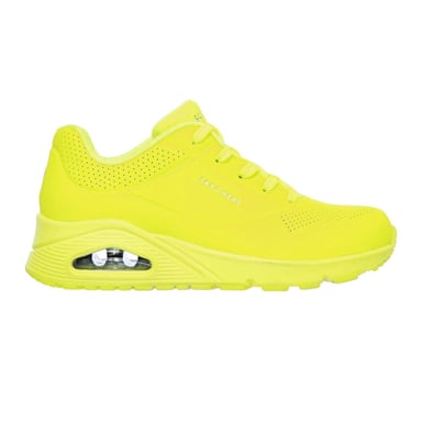 Skechers Womens/Ladies Uno Stand On Air Trainers (Neon Yellow)