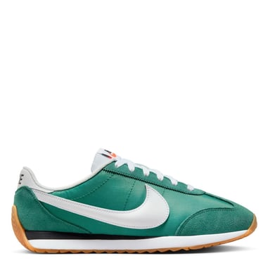 Nike Womens/Ladies Waffle Debut Suede Wedge Trainers (Evergreen)