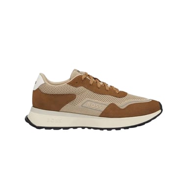 Boss Mens Jonah Suede Trainers (Brown)