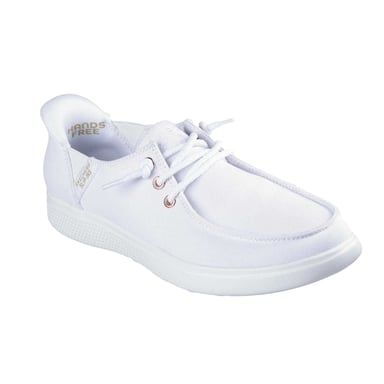 Skechers Childrens/Kids Bobs Skip Cute Canvas Trainers (White)
