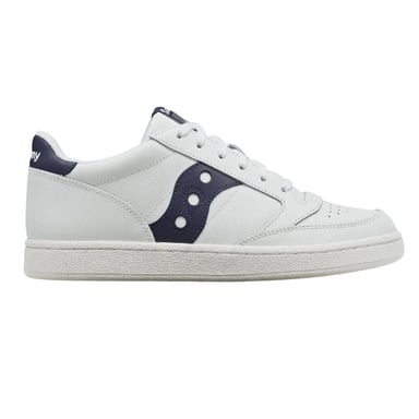 Saucony Womens/Ladies Jazz Leather Cupsole Trainers (White/Navy)