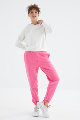 Women's High-Waist Fleece Jogger Sweatpants