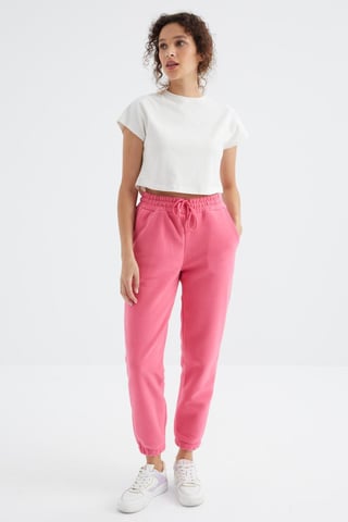 Kvinnors polyester joggerbyxor