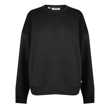 Calvin Klein Womens/Ladies Regular Drop Sleeve Sweatshirt (Black)