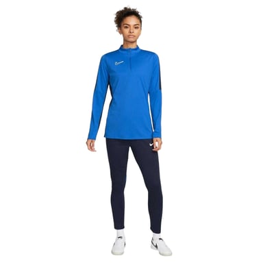 Nike Womens/Ladies Performance Zip Neck Training Sweatshirt (Blue/White)
