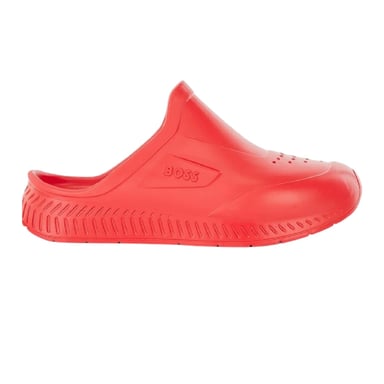 Boss Mens Titanium-R Flat Slides (Bright Red)