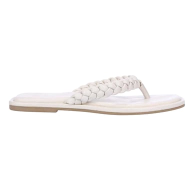 Dune London Womens/Ladies Toe Post Flat Sandals (Ecru)