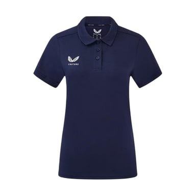 Castore Womens/Ladies Logo Travel Polo Shirt (Peacoat)