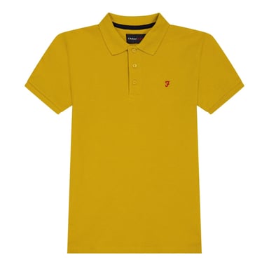 Farah Childrens/Kids Bugsworth Polo Shirt (Yellow)