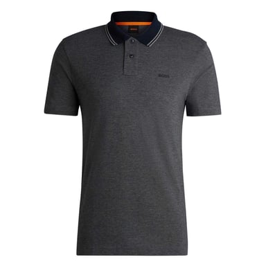 Boss Mens Peoxfordnew Short-Sleeved Polo Shirt (Dark Blue)