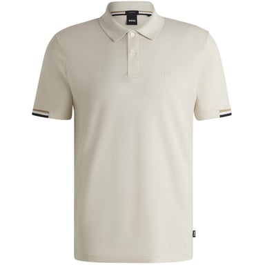 Boss Mens Parlay 147 Polo Shirt (Cream)