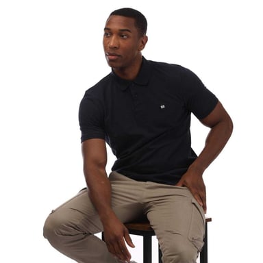Weekend Offender Mens Barnum Cotton Polo Shirt (Navy)