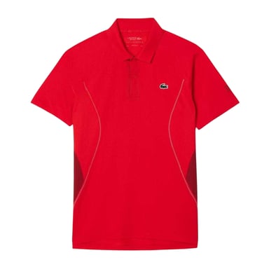 Lacoste Mens Tennis x Novak Djokovic Regular Polo Shirt (Red)