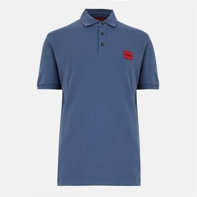 Hugo Mens Deruso Polo Shirt (Medium Blue)