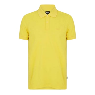 Boss Mens Firenze Cotton Polo Shirt (Bright Yellow)