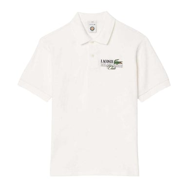 Lacoste Unisex Adult Roland Garros Edition Terrycloth Tennis Polo Shirt (Cream)