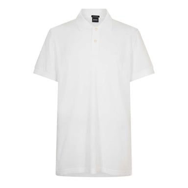 Boss Mens Firenze Cotton Polo Shirt (White)