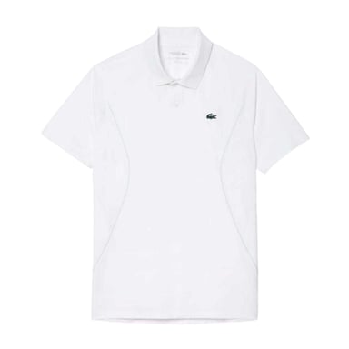 Lacoste Mens Tennis x Novak Djokovic Regular Polo Shirt (White)