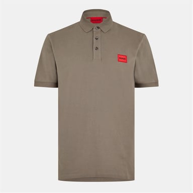 Hugo Mens Deruso Polo Shirt (Medium Grey)