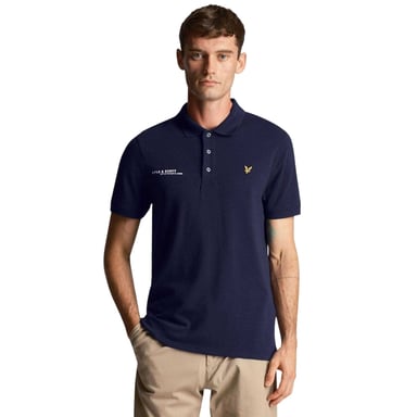 Lyle & Scott Mens Ordinate Short-Sleeved Polo Shirt (Navy)