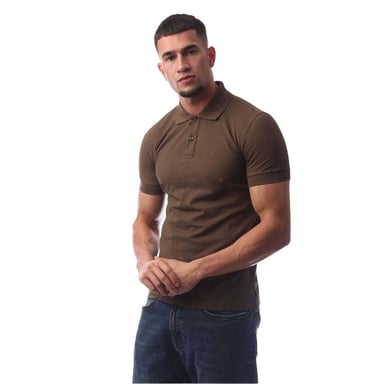 Boss Mens Firenze Cotton Polo Shirt (Brown)