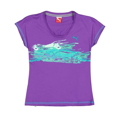 Puma Childrens/Kids Wave Splash Regular T-Shirt (Purple)