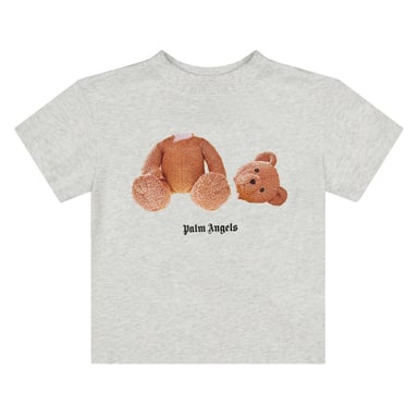 Palm Angels Childrens/Kids Bear Regular T-Shirt (Grey Marl Marl)