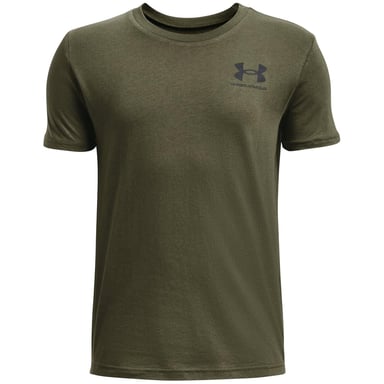 Under Armour Boys Logo Short-Sleeved T-Shirt (Green)