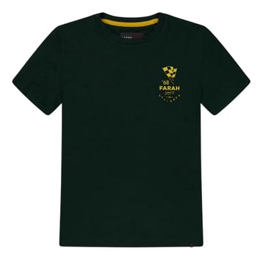 Farah Childrens/Kids Lettering Logo T-Shirt (Green)