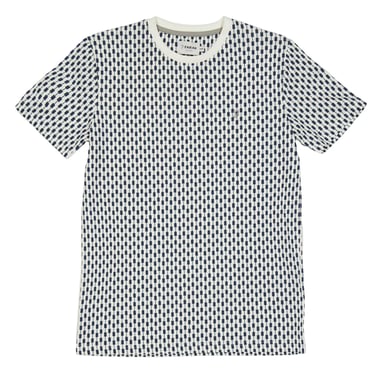 Farah Childrens/Kids Geometric Jersey Embroidered Short-Sleeved T-Shirt (Off White)