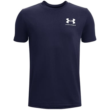 Under Armour Boys Logo Short-Sleeved T-Shirt (Navy/Grey)