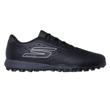 Skechers Mens Razor Snug Fit Artificial Ground Football Boots (Black/Silver)