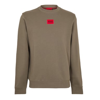 Hugo Mens Diragol Crew Neck Sweatshirt (Medium Grey)