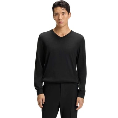 Boss Mens Knitted Regular Formal Pullover (Black)