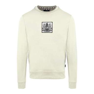 Aquascutum Mens Ribbed Sweatshirt (Butter)